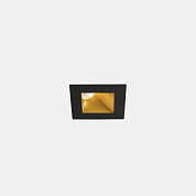 Downlight Play Deco Asymmetrical Square Fixed 6.4W 3000K CRI 90 28.4º DALI-2 Gold/Gold IP54 543lm