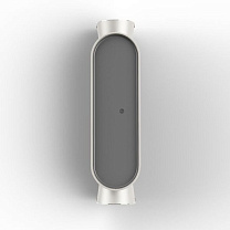 Ibuk N° 1; Polycarbonate black Built-in LED 3000°K warm white 14W 10 / 10°; Pure white