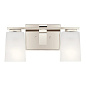 Roehm 2 Light Vanity Light Polished Nickel настенный светильник 55016PN Kichler — фото 1