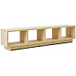 608230 Normann Copenhagen Plank Книжный шкаф из сосны, низкий — фото 1