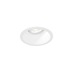 DEEP ADJUST petit 1.0 LED Signal White Wever Ducre Deep встраиваемый светильник с матовым рассеивателем белый