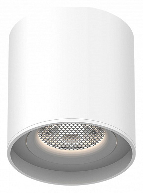 накладной цилиндрический потолочный светильник белого цвета для магнитного трека 48V