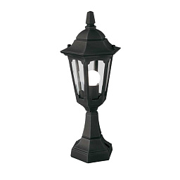 PRM4-BLACK Elstead Parish Mini уличный фонарь на низком пьедестале с классическим шестигранным корпусом