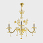 Люстра Sogni Di Cristallo Gold Giunone Deluxe — фото 1