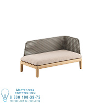 CALYPSO LOUNGE 140 L2 С ТКАНОЙ СПИНКОЙ И ЛЕВЫМ ПОДЛОКОТНИКОМ Royal Botania