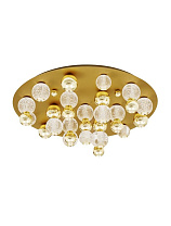 Triac Dimmable Gold Aluminium & Acrylic LED 90 Watt 220-240 Volt 5171Lm 3200K IP20 D: 92 H: 32 cm