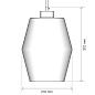 Pick-n-Mix Flask Large - Diamond подвесной светильник, Rothschild & Bickers — фото 7