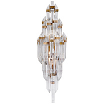 Adele Small Sconce полированная старая латунь с прозрачным акрилом