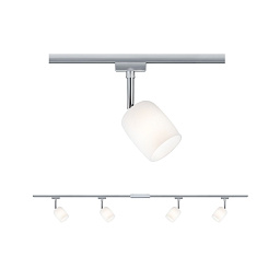 96898 Paulmann urail lights трековая система с двумя регулируемыми спотами для однофазного шинопровода