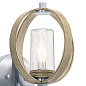 Grand Bank 10" 1 Light Wall Light Distressed Antique Gray and Brushed Nickel уличный настенный светильник 59065DAG Kichler