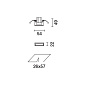 QJ52 Laser Blade XS iGuzzini Minimal section 3 LEDs - Wall Washer