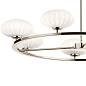 Pim 40" 7 Light Round Chandelier with Satin Etched Cased Opal Glass Polished Nickel люстра 52225PN Kichler — фото 2