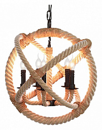 LOFT1194-5 Loft It Rope подвесной светильник с абажуром из каната в форме шара