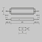 PSL008-250W-48V-IP67 Maytoni Power Supply Magnetic Источник напряжения 250W Серебро — фото 5