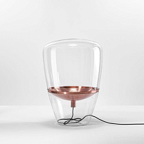 Balloons - large - lampe A poser/Verre transparent et réflecteur cuivre