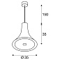 1000441 SLV BATO 35 PD LED Indoor pendant light подвесная люстра — фото 8