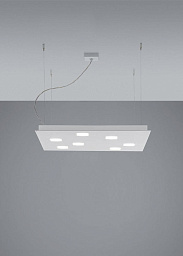 F38A03 White Fabbian Quarter подвесной светильник белый линейный
