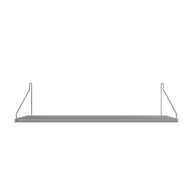 полка стальная 20×80