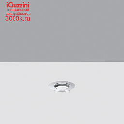 ER83 iGuzzini Light up круглый миниатюрный встраиваемый светильник с эллиптической оптикой