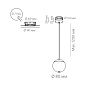 GLO P 8.30 W + INTERA BASE Led Technology подвесной светильник — фото 1