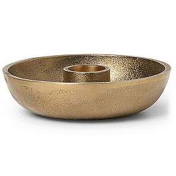 1104264505 Ferm Living Bowl одноламповый настольный подсвечник чашеобразной формы из латуни
