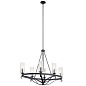 Krysia 6 Light Oval Chandelier Black люстра 52010BK Kichler — фото 1