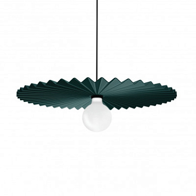 CA021AGBEZZ Linea Light Doge SP L люстра с плиссированным эффектом зелёный