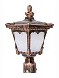 Classic Gate Light In Antique Copper Finish … уличный светильник FOS Lighting DG55-CuAntq-S-GL1