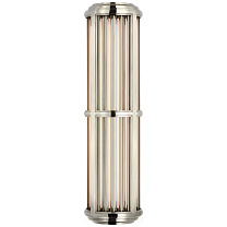Perren Medium Wall Sconce полированный никель и стеклянные стержни