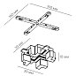 X-образный коннектор для шинопровода MT CONNECTOR 48 X Led Technology — фото 1