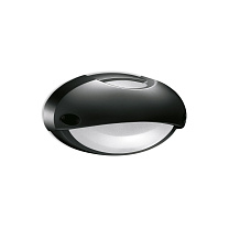Уличный потолочный светильник Lombardo Airy Plus Top Ovale 300, 60 Вт, черный