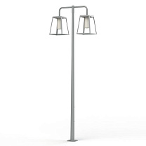 Lampiok 4 N° 6; Satin-finish cylindrical Built-in LED 3000°K warm white 2x36W DALI; Silk grey