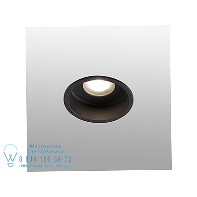 40115 HYDE Black round recessed lamp встраиваемый светильник Faro barcelona