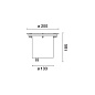 E139 Light Up iGuzzini Recessed floor luminaire Earth D=200 mm - Warm White - Diffuse Optic - DALI — фото 1
