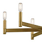 Erzo 6 Light Chandelier Natural Brass люстра 43859NBR Kichler — фото 4