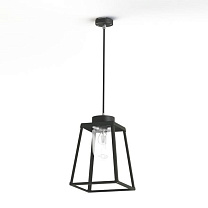 Lampiok 2 N° 2; Clear glass E27 52W; Black grey