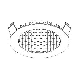 Сотовая антибликовая насадка Kreon Holon 40 Directional