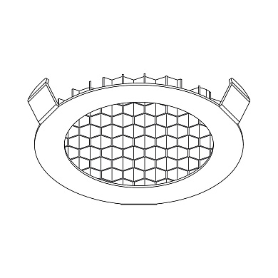 Сотовая антибликовая насадка Kreon Holon 40 Directional