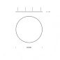 BZRC1730G15DBO Nemo Zirkol Circle Bi SP XL подвесной светильник с круговым двунаправленным светом белый — фото 3