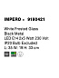 9190421 IMPERO Novaluce светильник LED E14 2x5Вт 230В IP20