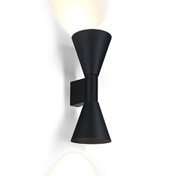ODREY WALL 2.4 Jet Black Wever Ducre Odrey Wall настенный светильник двойной черный свет вверх-вниз