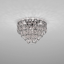 Потолочный светильник GIOGALI 50 CRYSTAL SILVER GLOSSY CHROME E27 CE