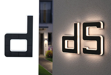 94651 Solar LED House number luminaire Солнечные огни Paulmann