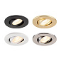 1007191 SLV UNIVERSAL DOWNLIGHT cover IP20 G matt R встраиваемое кольцо — фото 5