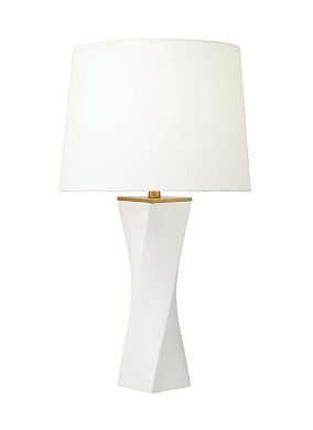 Настольная лампа Visual Comfort Lagos, белый CT1211WL1