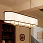 Heddle 8 Light Linear Chandelier Natural Brass люстра 52467NBR Kichler — фото 2