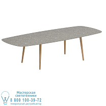 STYLETTO СТАНДАРТНЫЙ ОБЕДЕННЫЙ СТОЛ 300X120CM НОГИ ТИКА КЕРАМИЧЕСКАЯ СТОЛЕШНЯ CEPPO DOLOMITICA Royal Botania