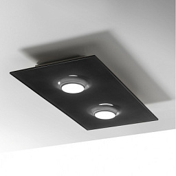 02002XXDHXPNR Elesi Luce Pois Потолочный светильник с двумя плафонами
