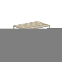 СТОЛ U-NITE 150X100CM ГРИБ С КЕРАМИЧЕСКОЙ СТОЛЕШНИЦЕЙ TRAVERTINO Royal Botania