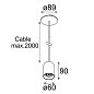 Подвесной светильник Modular Placebo вниз 9 Вт — фото 3
